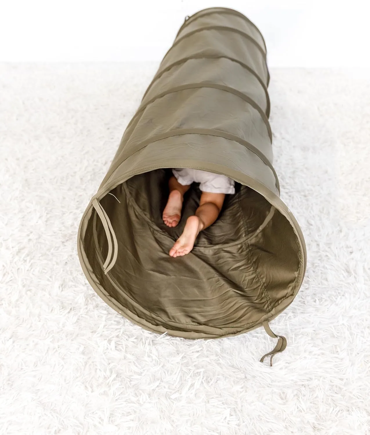 Lyla & Sage Play Co - Kids Play Tunnel - 6ft Pop Up Crawl Tunnel for Toddlers Babies - Collapsible Tunnel Toy Gift for Boy and Girl - Play Tunnel Tent Indoor & Outdoor (Forest/Green)