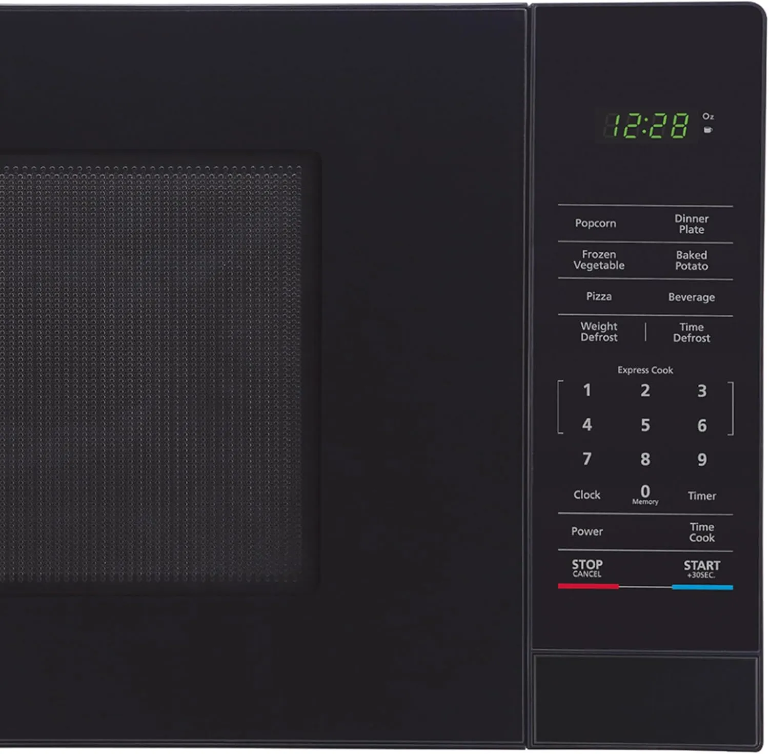 Magic Chef Compact Countertop Microwave Oven, 1000 Watts, Black, 1.1 Cu. Ft. - Digital Kitchen Appliance with One-Touch Cooking, Child Lock, Timer, Reheat, Defrost and 10 Power Levels