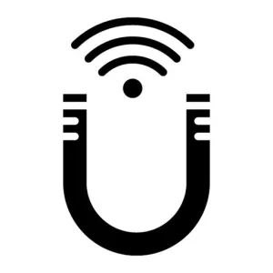 Magnetic Sensor Glyph Icon