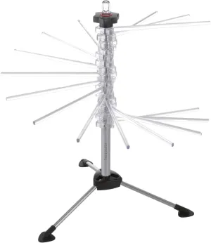 MARCATO Atlas Pasta Drying Rack, Tacapasta, Made in Italy, Steel and Polycarbonate, Collapsible, Clear