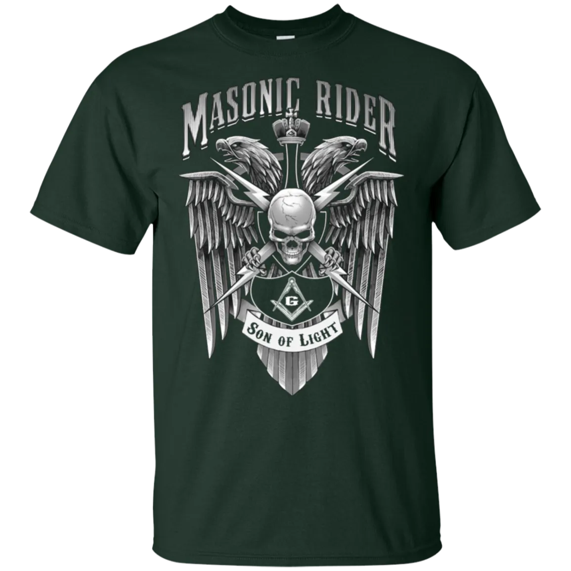 Masonic Rider Son Of Light Scottish Rite Freemason Square & Compass
