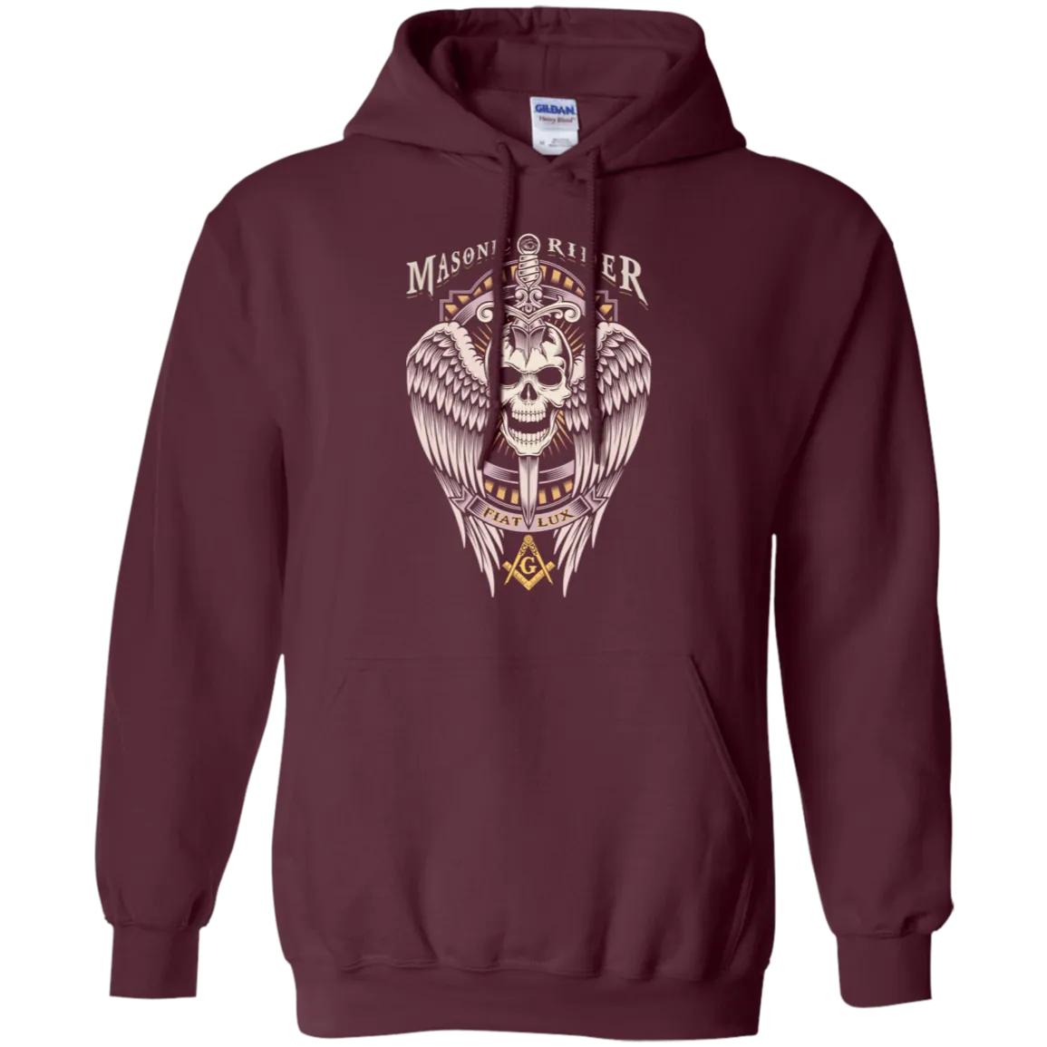 Masonic Rider Winged Skull With Sword Freemason Freemason Square & Compass