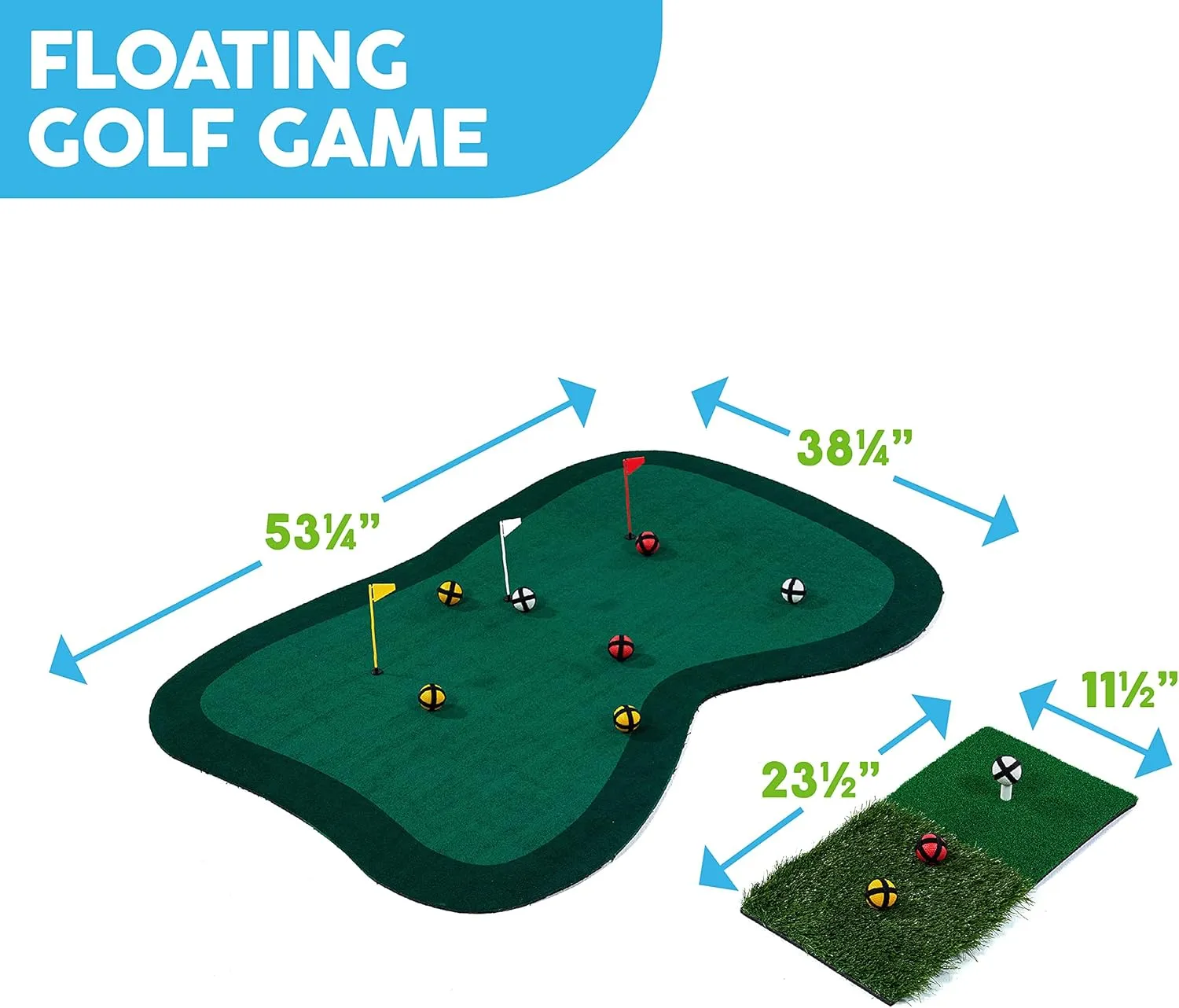MD Sports Big Sky Putting Green Golf Training Games Multiple Syles Golf Pong, Perfect for Golf Game Practice