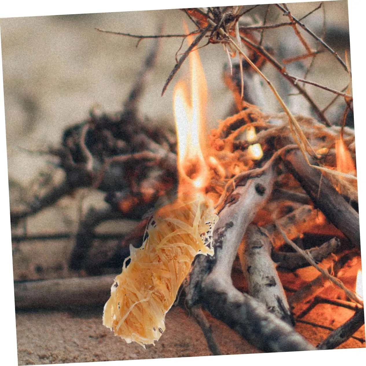 Mikikit 2sets Fire Starters for Camping Grill Firelighters Wood Burner Compact and Easy to Use Ideal for Outdoor Cooking 50pcs*2