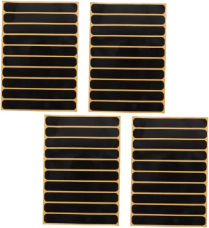 Mikinona 4pcs Reflective Stickers for Bikes Decals for Enhanced Night Safety Easy Peel and Stick Application Suitable for Helmets and Cycling Accessories
