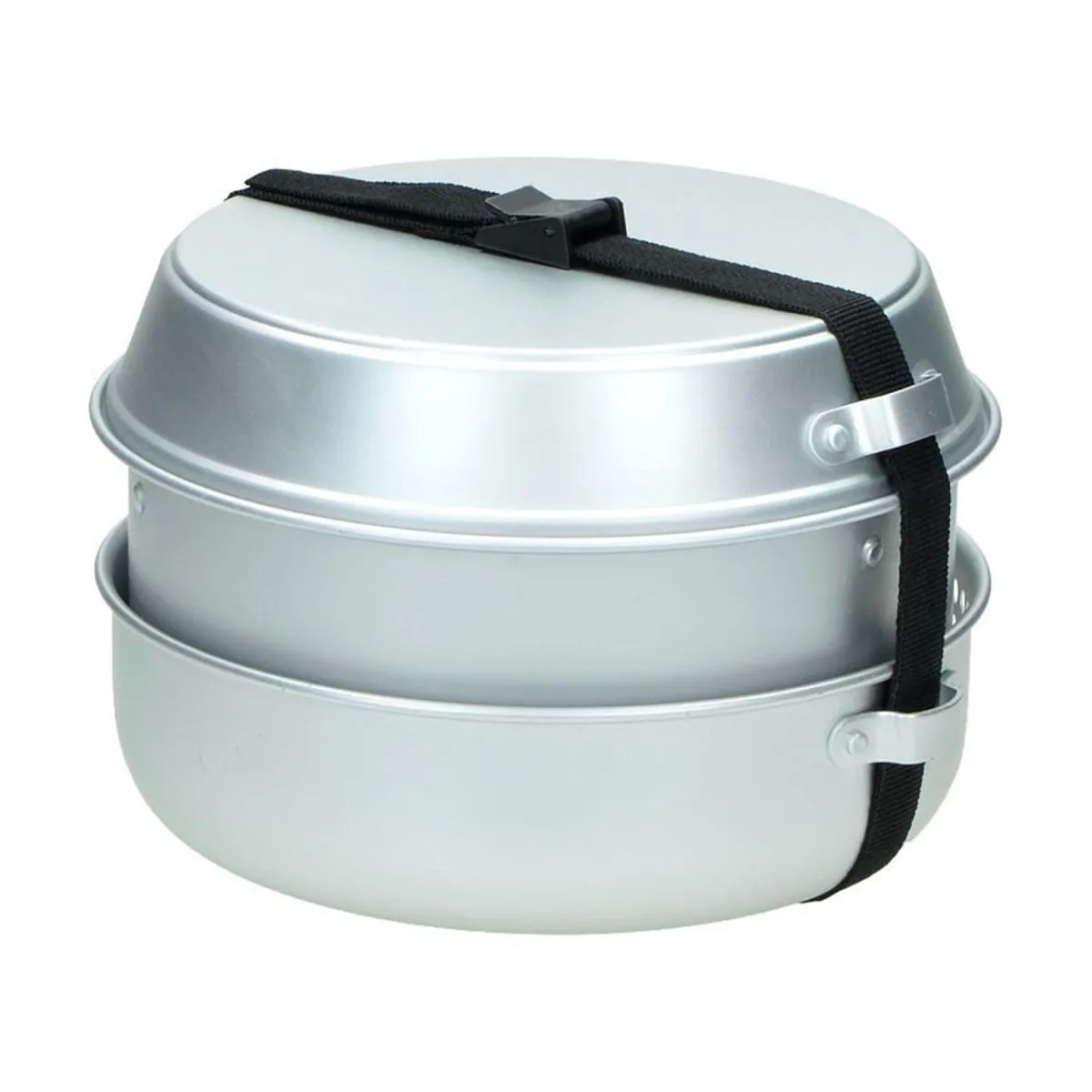 MIL-TEC camping stove set outdoor cookware kit alcohol burner aluminum pot pan