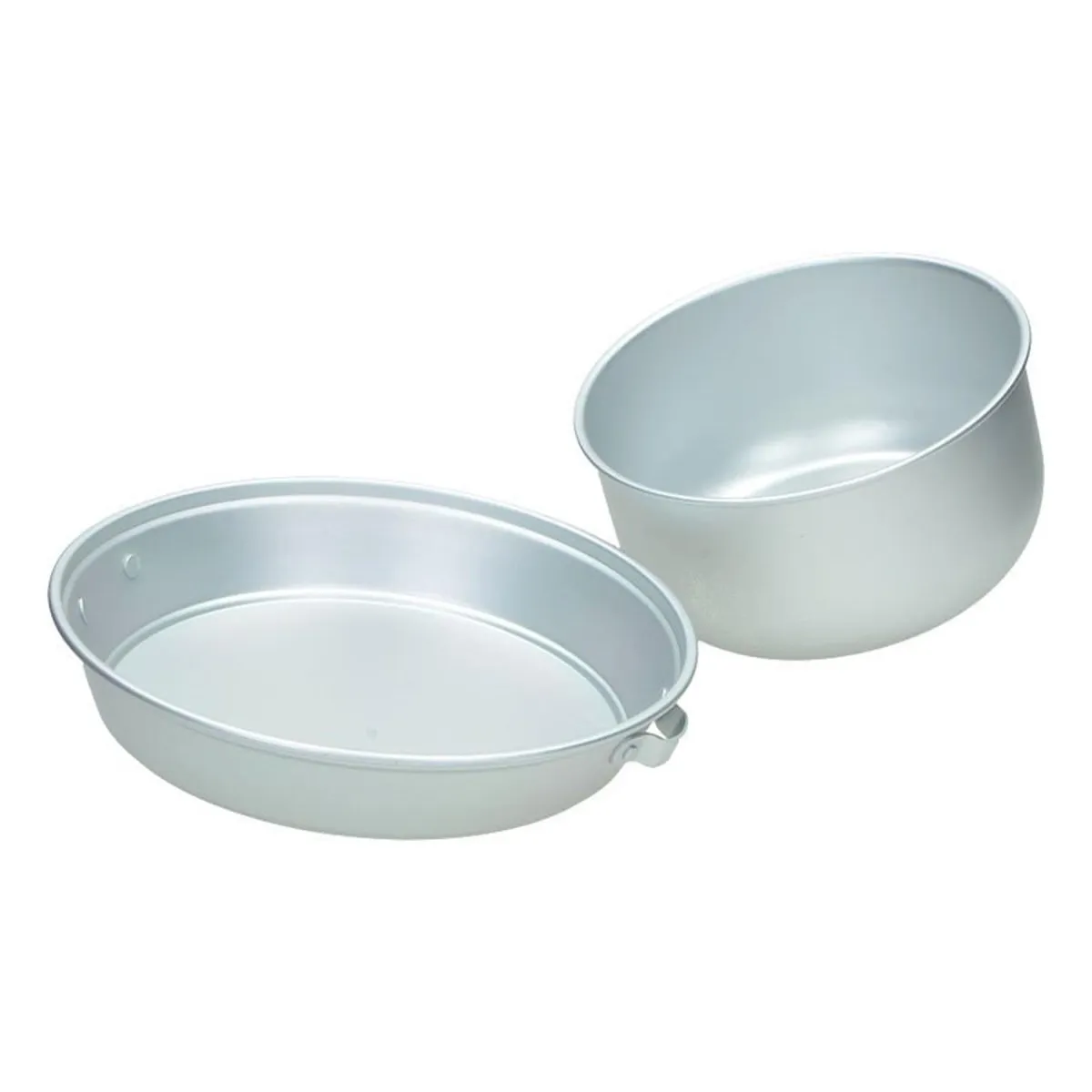 MIL-TEC camping stove set outdoor cookware kit alcohol burner aluminum pot pan