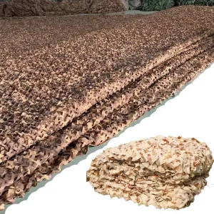 Military Camouflage Netting Sunshade Mesh Net 10ft×10ft, 20ft×20ft, Beach Camping Sunscreen Net, Large Sunshade Canopy Free Cutting Camo Net Cover(4x9m/13x30ft)