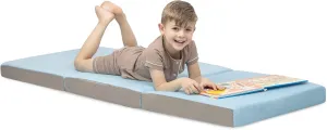 Milliard Toddler Nap Mat Bed Tri Folding Mattress with Washable Cover (24 inches x 57 inches x 3 inches)