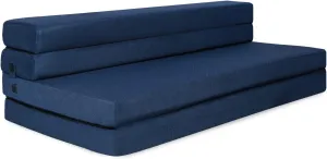 Milliard Tri-Fold Foam Folding Mattress and Sofa Bed for Guests- Queen Size (78"x58"x4.5")
