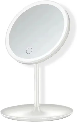 Mirror Light Makeup Mirror Storage Face Mirror Adjustable Touch Dimmer Vanity Mirror Table Desk Cosmetic Mirror Mirror