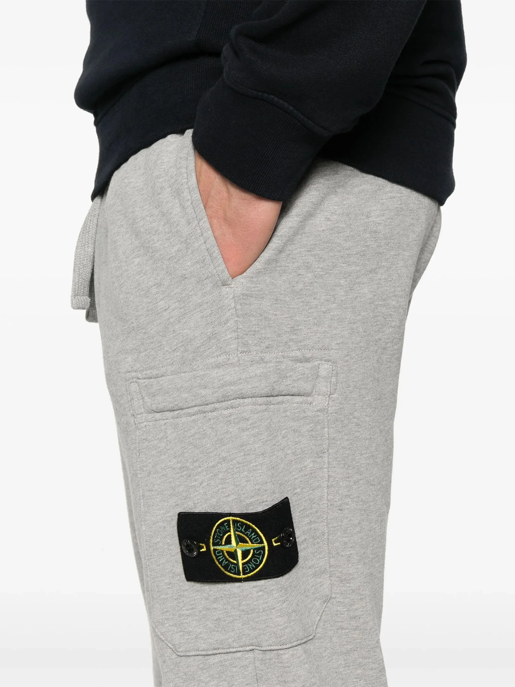 mélange Hot-selling trousers Compass-badge tapered Efficient operation