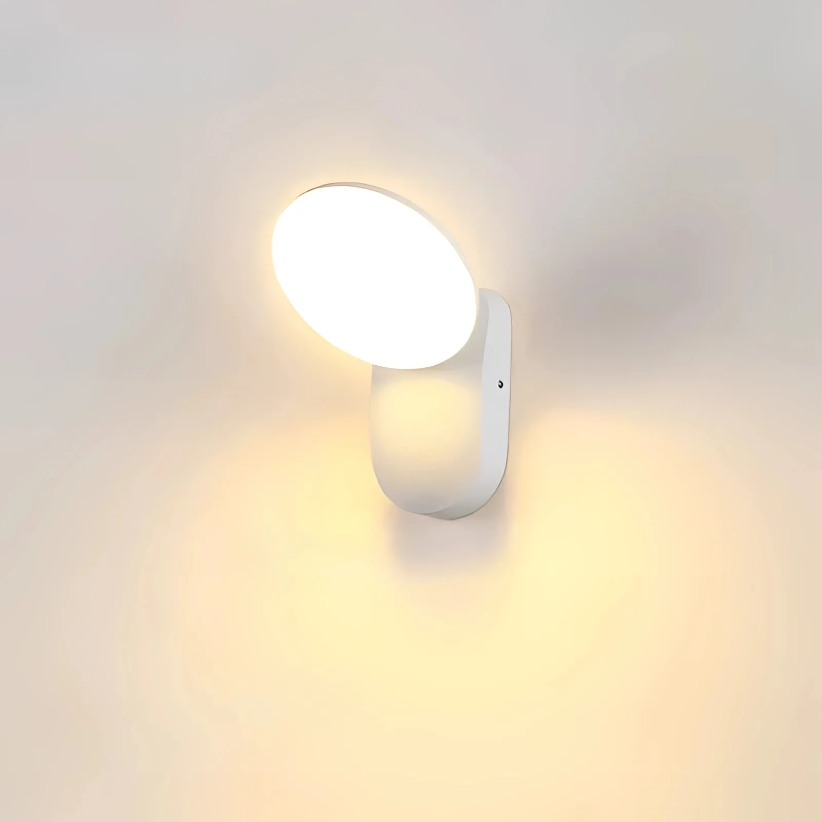 Modern Weather-Resistant LED Wall Lantern with Motion Sensor