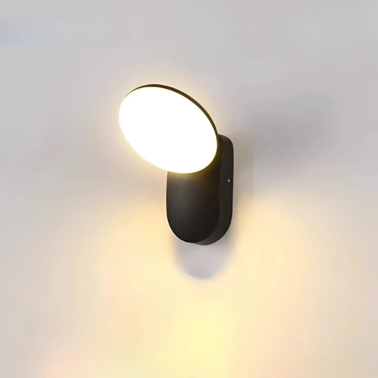 Modern Weather-Resistant LED Wall Lantern with Motion Sensor