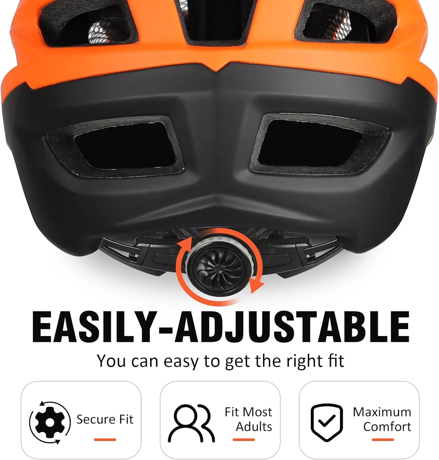 Mountain Bike Helmet,Adult Cycling Helmet with Camera Mount and Detachable Visor for Men Women Youth,Suggested Fit 55-61 Cm