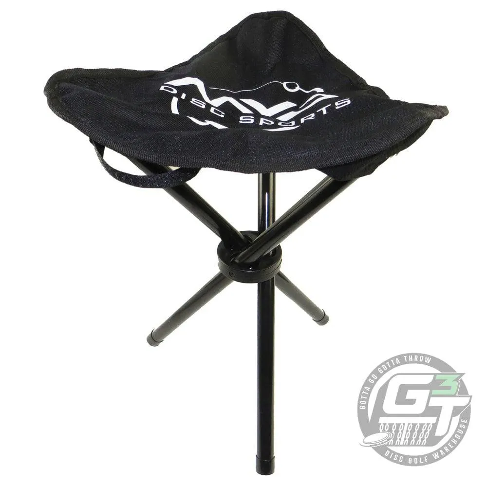 MVP Disc Sports Orbit Logo Compact Tripod Portable Disc Golf Stool