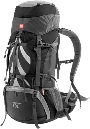 Naturehike 70 5L Lightweight Hiking Backpack, Tear-resistant Fabrics-Light CR Carrying System-Comfortable Weight-Bearing(Gray)