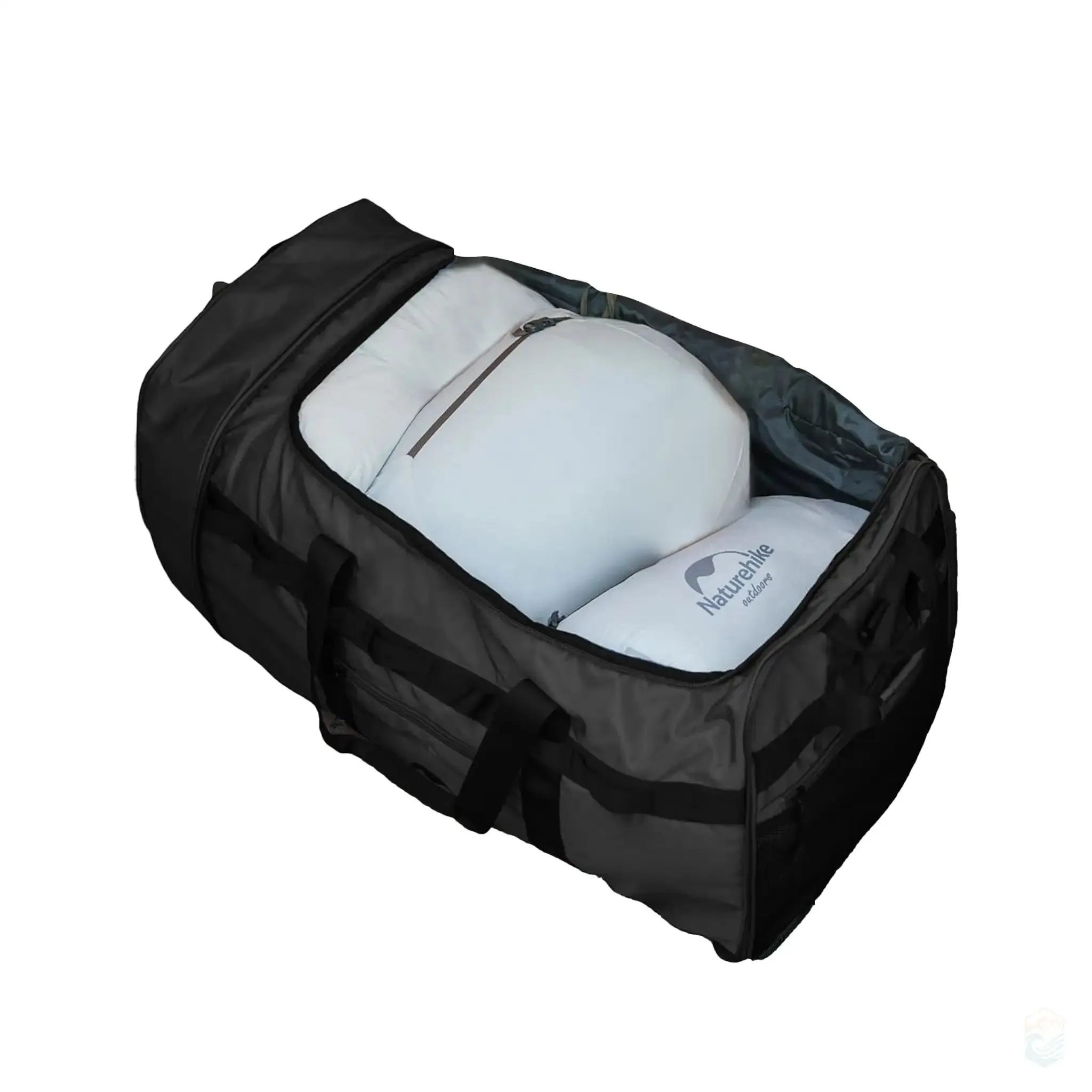 Naturehike Large Capacity Camping Storage Bag with Wheels - Foldable Outdoor Gear Organizer for Extended Trips