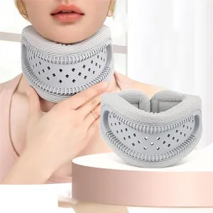 Neck Brace,Support Cervical Collar,Relieve Cervical Pain&Pressure,Soft Skin-Friendly Fabric,Memory Foam Wrapped in Silicone Breathable Frame,One Size for Men&Women