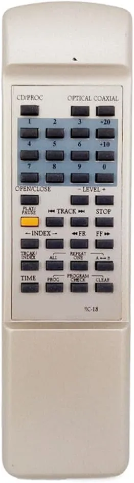 New CD Remote Control RC-18 for Accuphase DP-11 DP-60 DP-70V DP-80L DP-75 DP-55