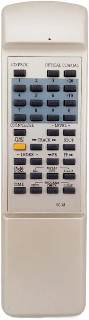 New CD Remote Control RC-18 for Accuphase DP-11 DP-60 DP-70V DP-80L DP-75 DP-55