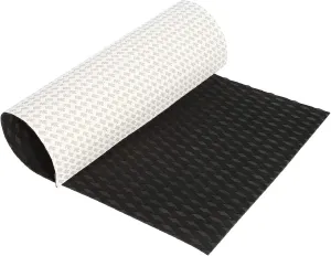 NovelBee 40" x 20“ x 0.22” Universal DIY Traction Non-Slip Grip Mat Pad with Trimmable EVA Sheet for Boat Decks,Kayak,Surfboard (Black)