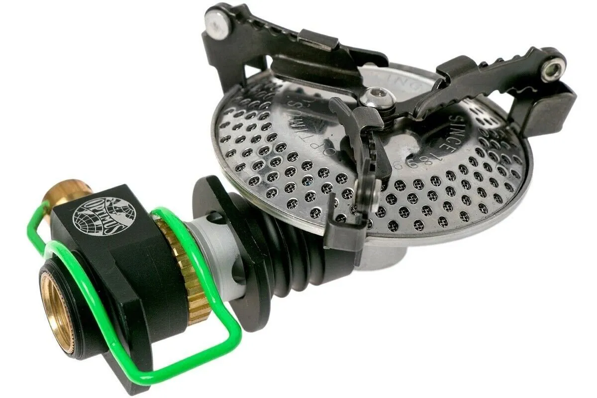 OPTIMUS CRUX WEEKENDER HE Cook System Gas Stove Camping Hiking Woods Burner Pans