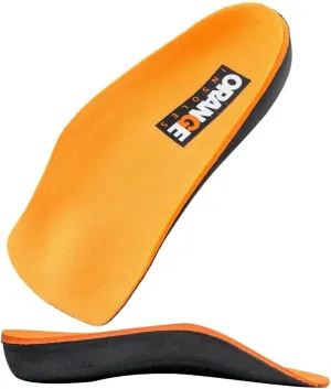 Orange Insoles E 3/4 Fits MEN'S shoe 10.5-11.5, WOMEN'S 12-13 Uses a heel cup, contoured medial arch,and metatarsal pad to help with better alignment and weight distribution, Versatility in your shoes