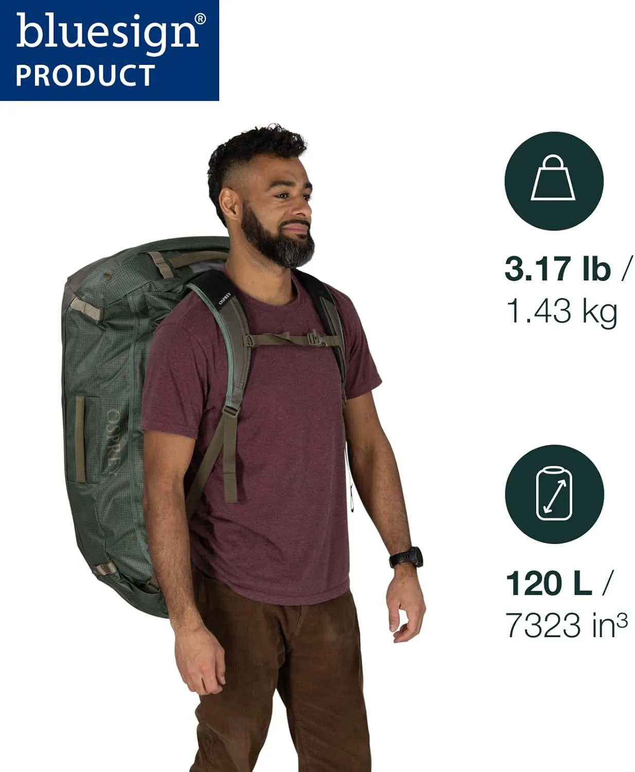 Osprey Transporter Travel Duffel Bag