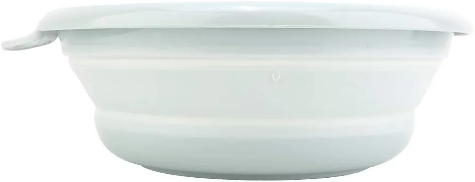 Outdoor Camping Travel Folding Wash Basin Kitchen Plastic Collapsible Dish Tub(Blue)