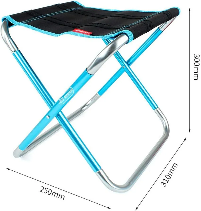 Outdoor Enlarged Folding Chair,Portable Folding Stool,Aluminum Alloy Material,Fishing Stool Barbecue Chair,Large Folding Stool Mazar,Suitable