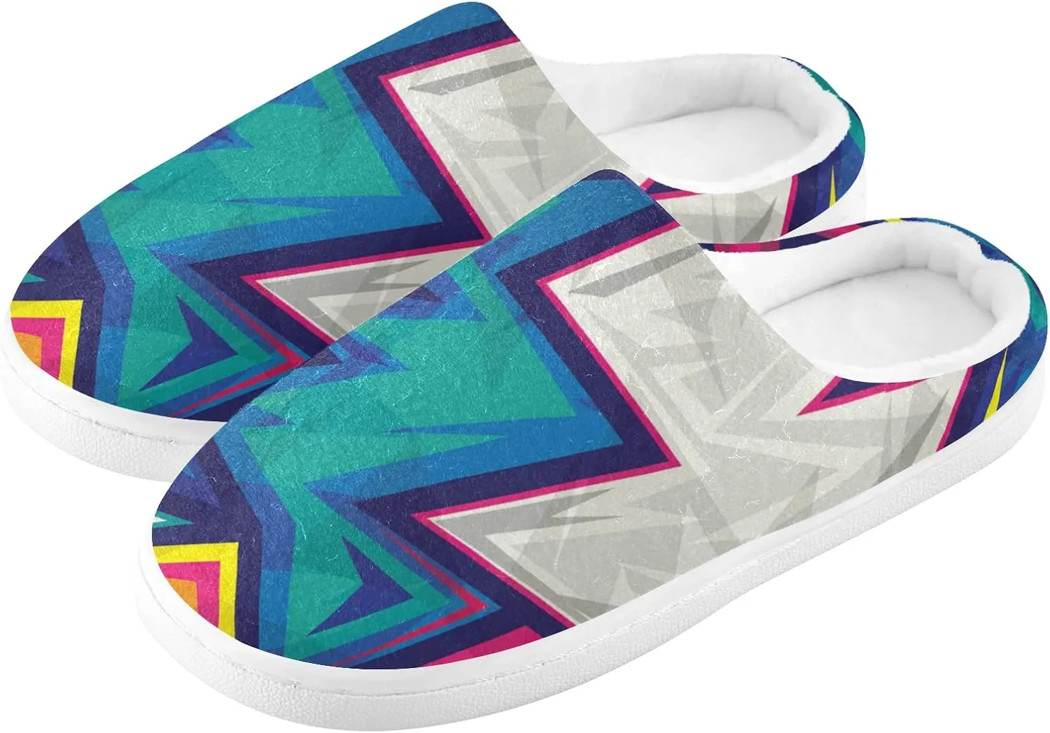 Oyihfvs Unisex Memory Foam Warm Slippers Comfort Soft Casual Shoes for Indoor Outdoor S-XXXL