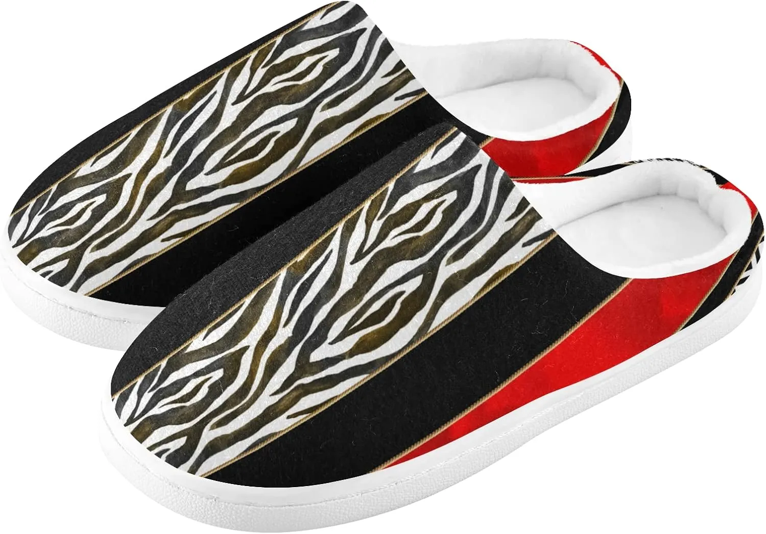 Oyihfvs Unisex Memory Foam Warm Slippers Comfort Soft Casual Shoes for Indoor Outdoor S-XXXL