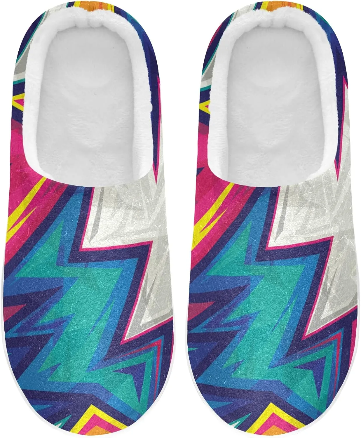 Oyihfvs Unisex Memory Foam Warm Slippers Comfort Soft Casual Shoes for Indoor Outdoor S-XXXL