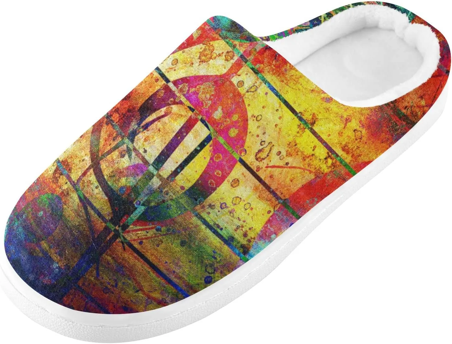 Oyihfvs Unisex Memory Foam Warm Slippers Comfort Soft Casual Shoes for Indoor Outdoor S-XXXL