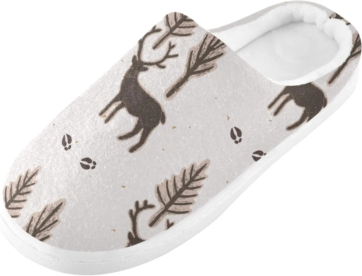 Oyihfvs Unisex Memory Foam Warm Slippers Comfort Soft Casual Shoes for Indoor Outdoor S-XXXL