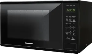 Panasonic Countertop Microwave Oven with Genius Sensor Cooking, Quick 30sec, Popcorn Button, Child Safety Lock and 1100 Watts of Cooking Power - NN-SU656B - 1.3 cu. ft (Black)
