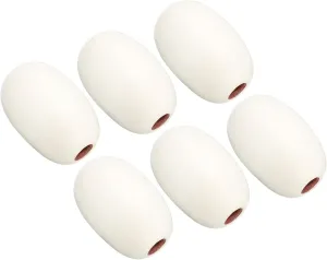 PATIKIL 5.51" x 3.54" Rope Float Buoy, 12 Pcs 570g Deep Water Floats Rope Float Buoy Great for Trail Markers Dock Floats Kayak Boats Swimming Pool, White
