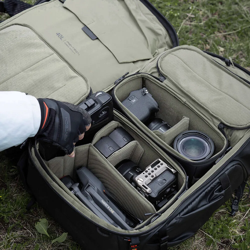PGYTECH OnePro Flex Backpack with Large Camera Insert (Space Black)