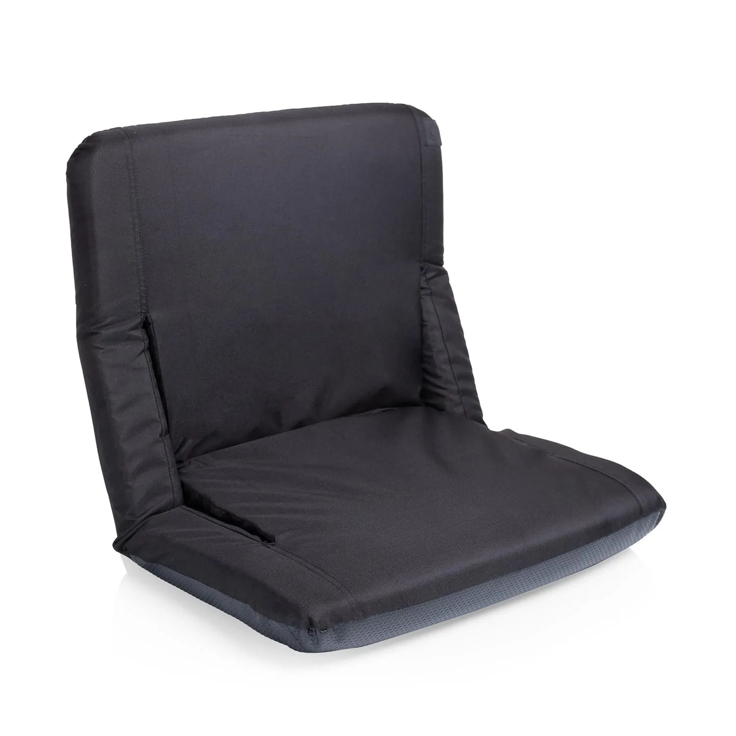 PICNIC TIME Black San Francisco 49ers Ventura Seat Portable Recliner Chair