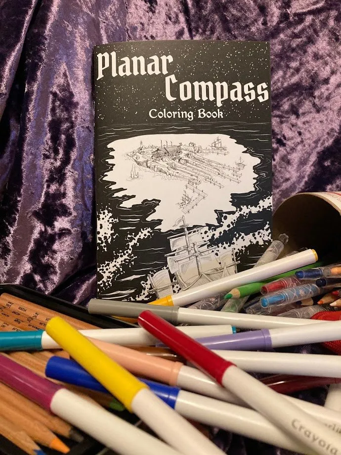 Planar Compass Coloring Book
