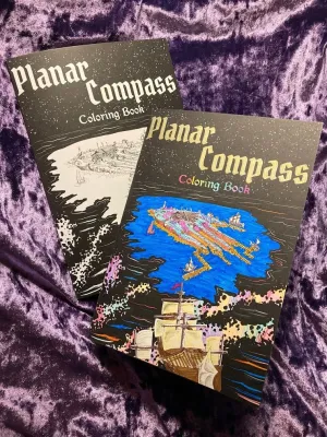 Planar Compass Coloring Book