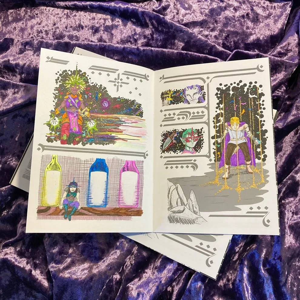 Planar Compass Coloring Book