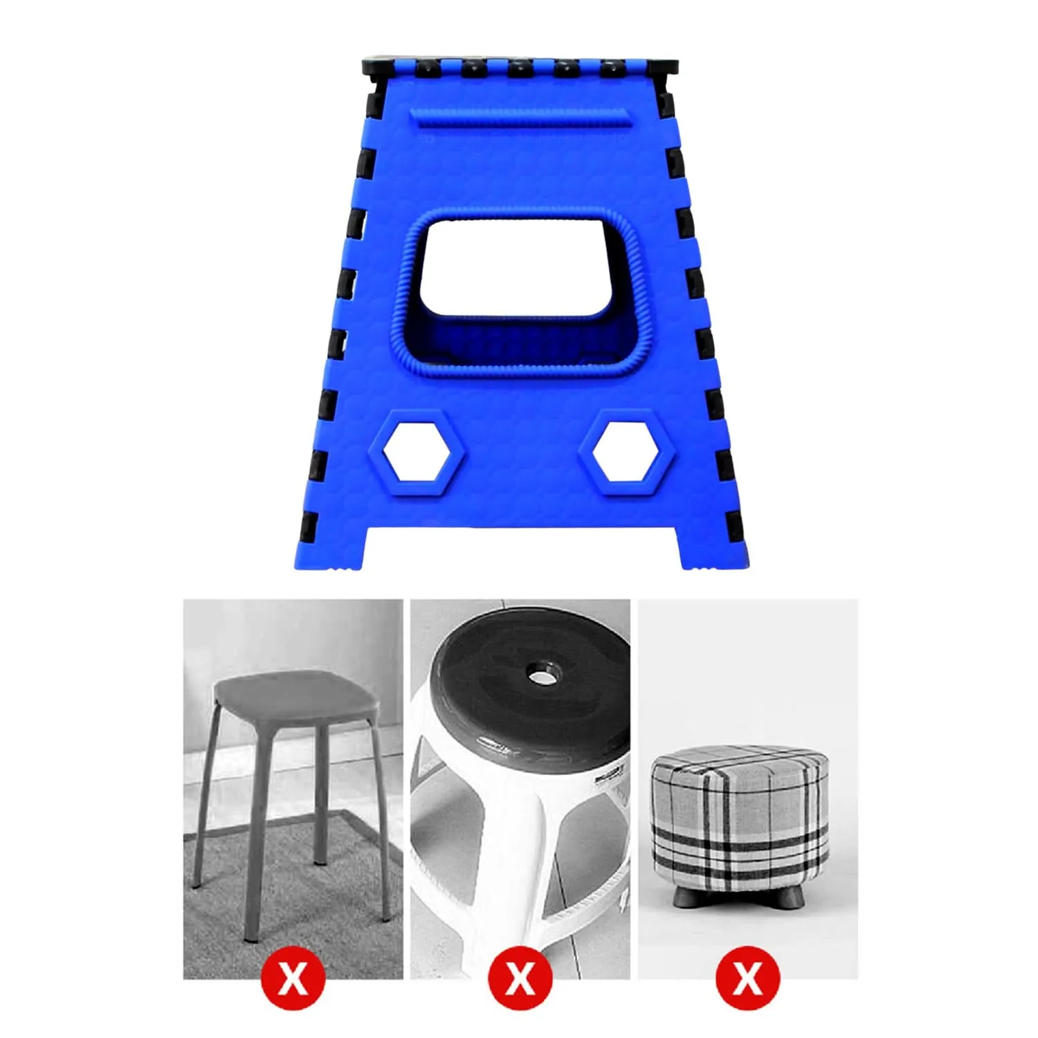 Plastic Pick And Move Strong Step Stool Table (18 Inch)