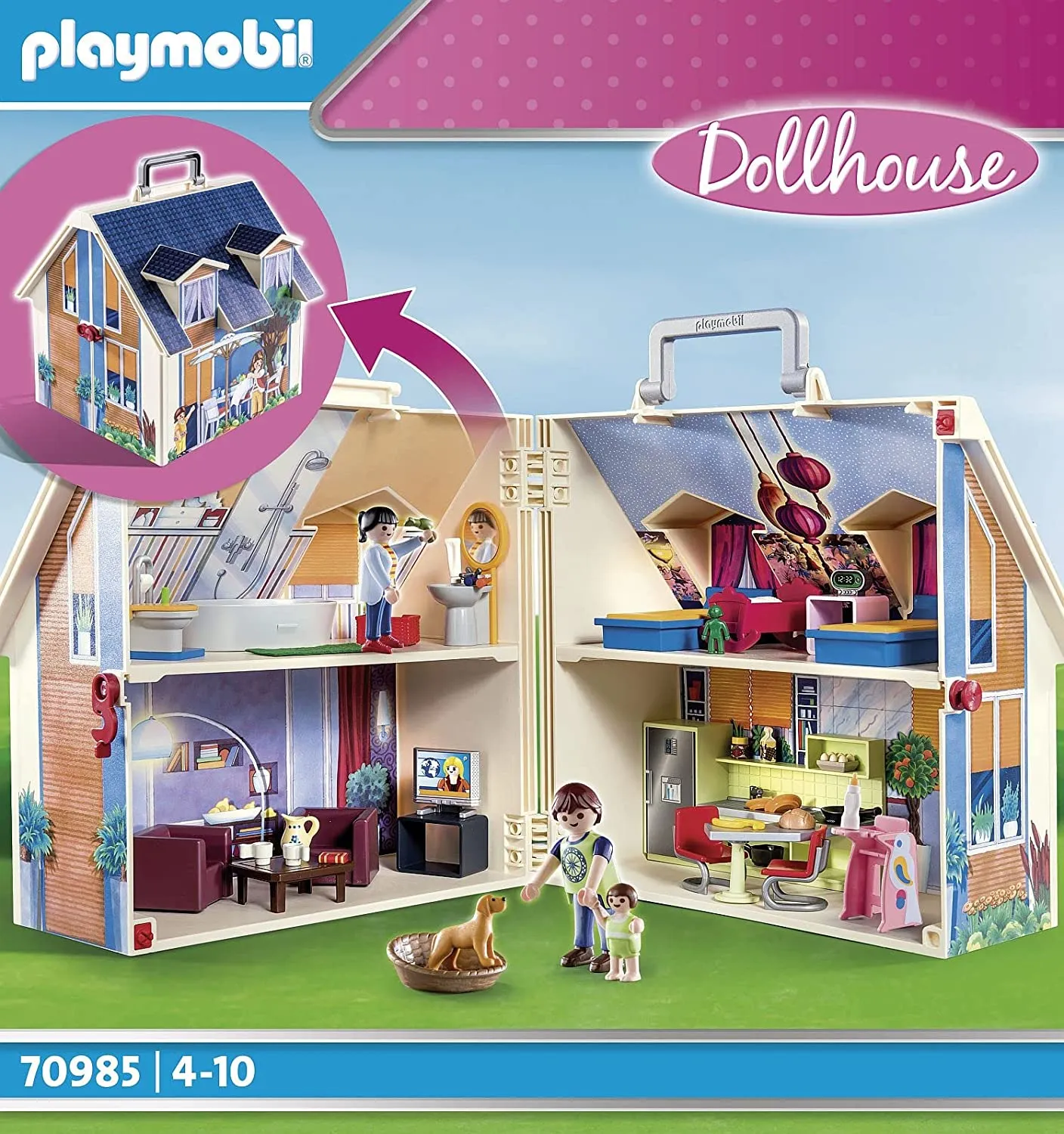 PLAYMOBIL 70985 Dollhouse-Take along Dollhouse