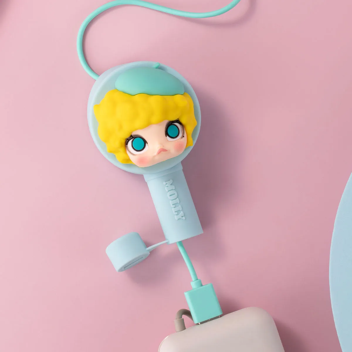 POP MART MOLLY My Instant Superpower Series iPhone Cable Blind Box