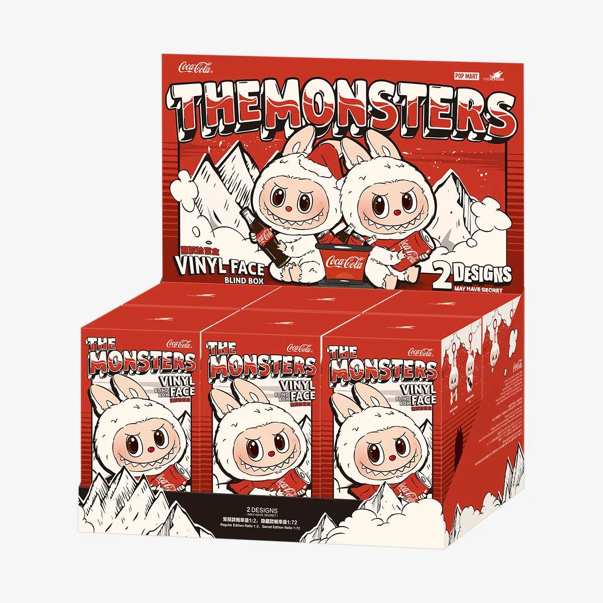 POP MART THE MONSTERS Coca-Cola Series Vinyl Face Blind Box