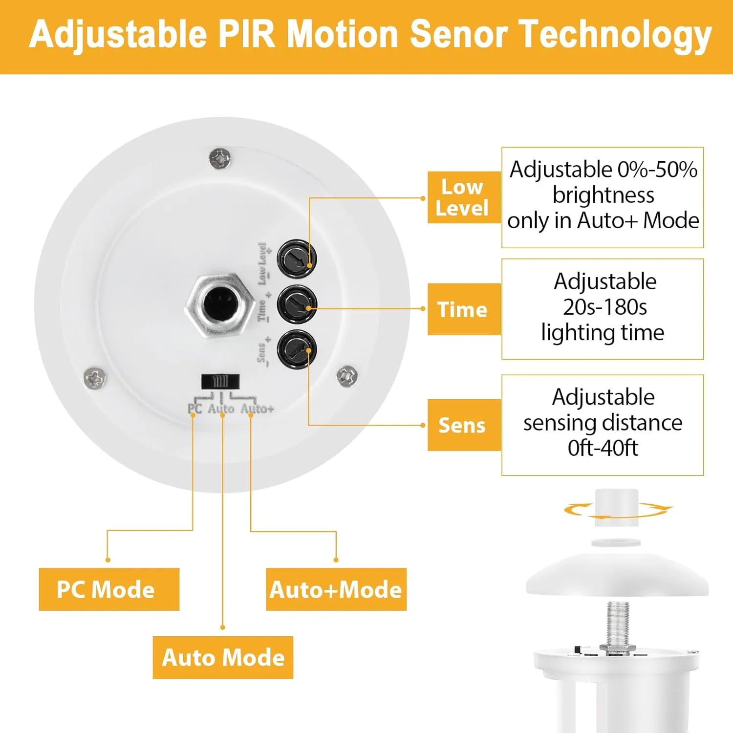 Porch Lights with Outlet, Outdoor Motion Sensor Lights, Dusk to Dawn Exterior Light Fixture, Anti-Rust Waterproof Outdoor Wall Light, Aluminum Outside Lights for House Patio Front Door Garage, White