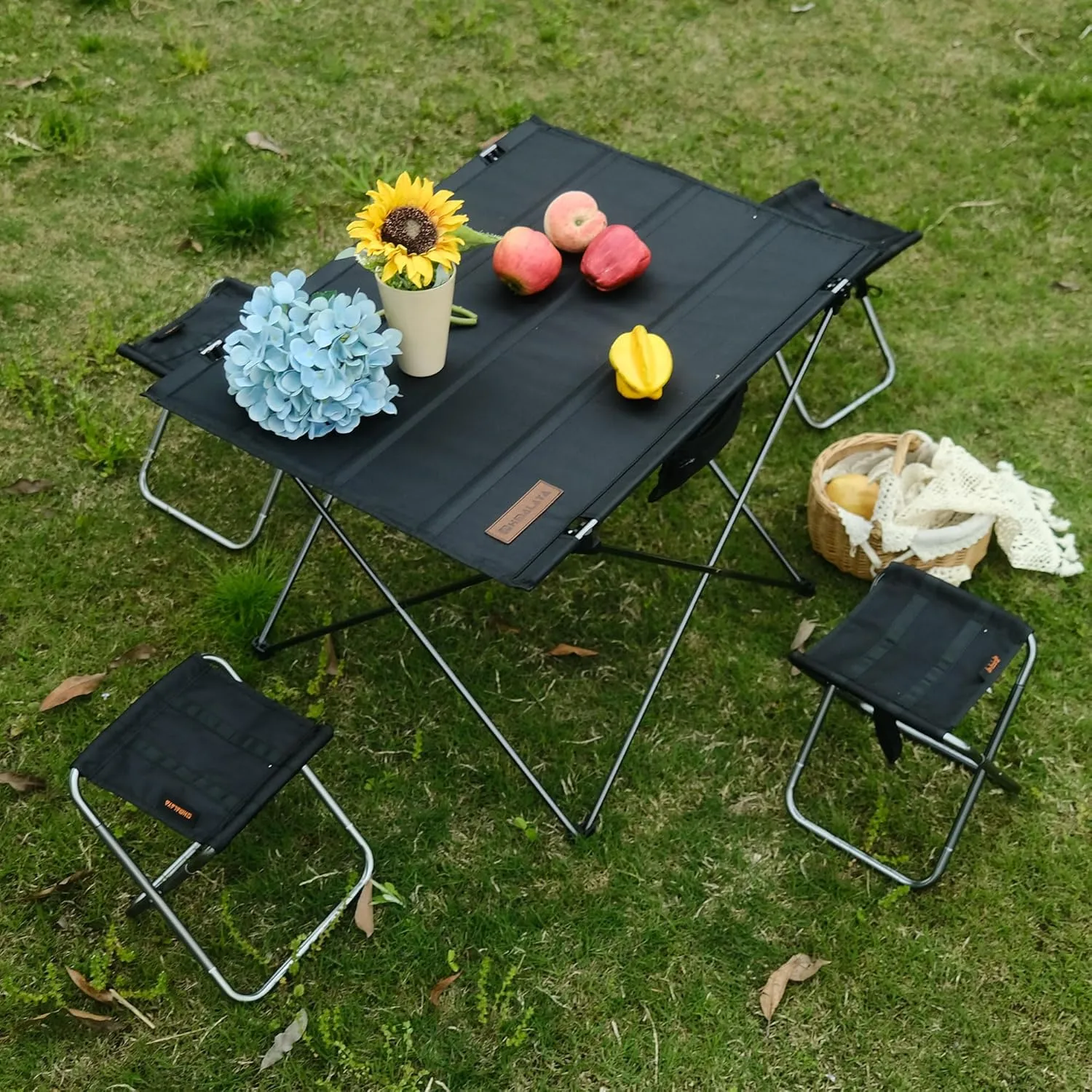 Portable Camping Folding Stool Chair, Small Lightweight Camp Stool Chair Collapsible for Fishing Hiking Outdoor Beach Backpack Photographer Picnic 9.86"x 8.66"x10.63"