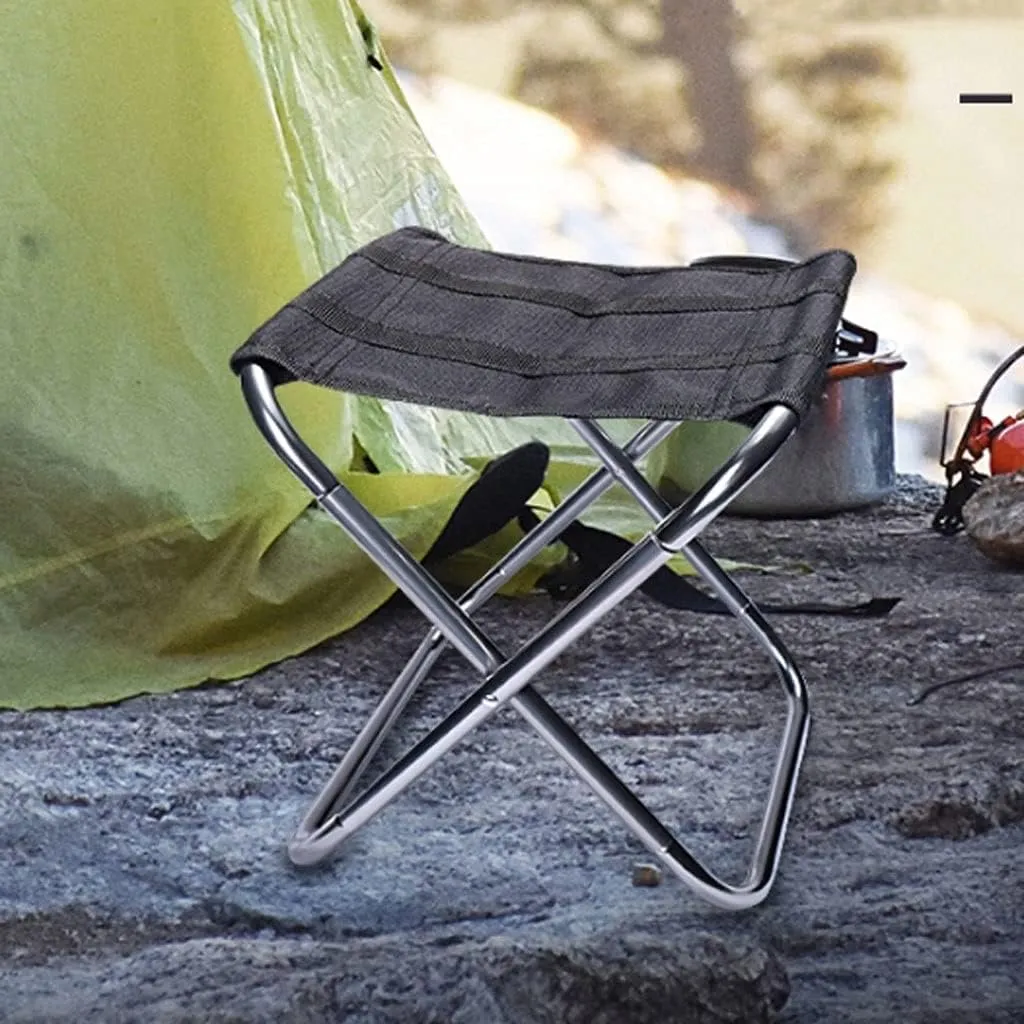 Portable Camping Stool Compact Folding Stool, Suitable for Camping, Fishing, Gardening, Traveling and Beach (Color : B)